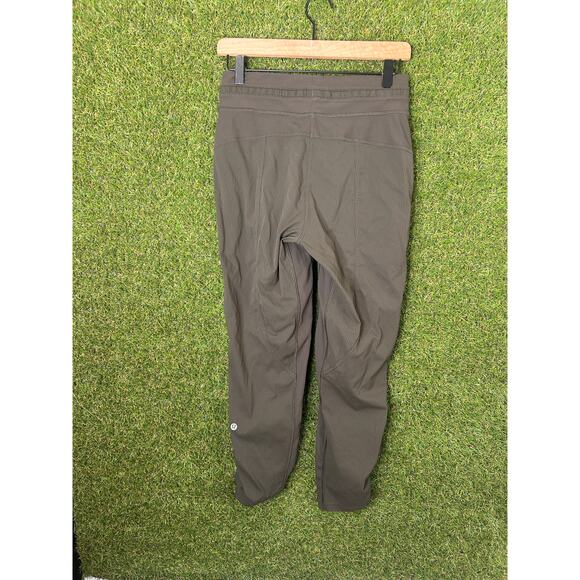 Lululemon Dance Studio Mid Rise Crop Joggers Drawstring‎ Pants Green Size 4 - Picture 7 of 8